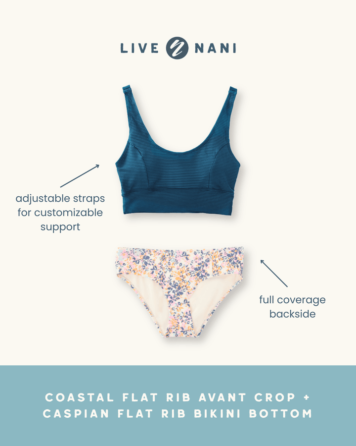 Coastal Flat Rib Avant Crop