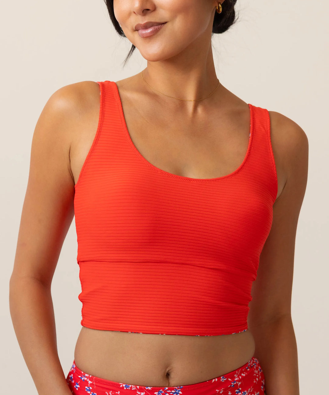 Cardinal Flat Rib 4-Way Reversible Midkini