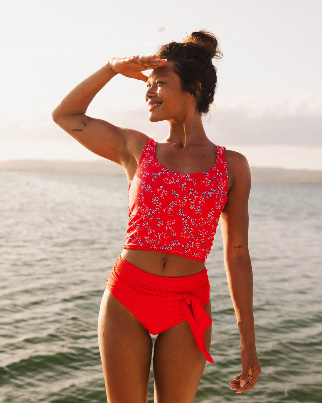 Cardinal Flat Rib 4-Way Reversible Midkini