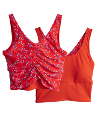 Cardinal Flat Rib 4-Way Reversible Midkini