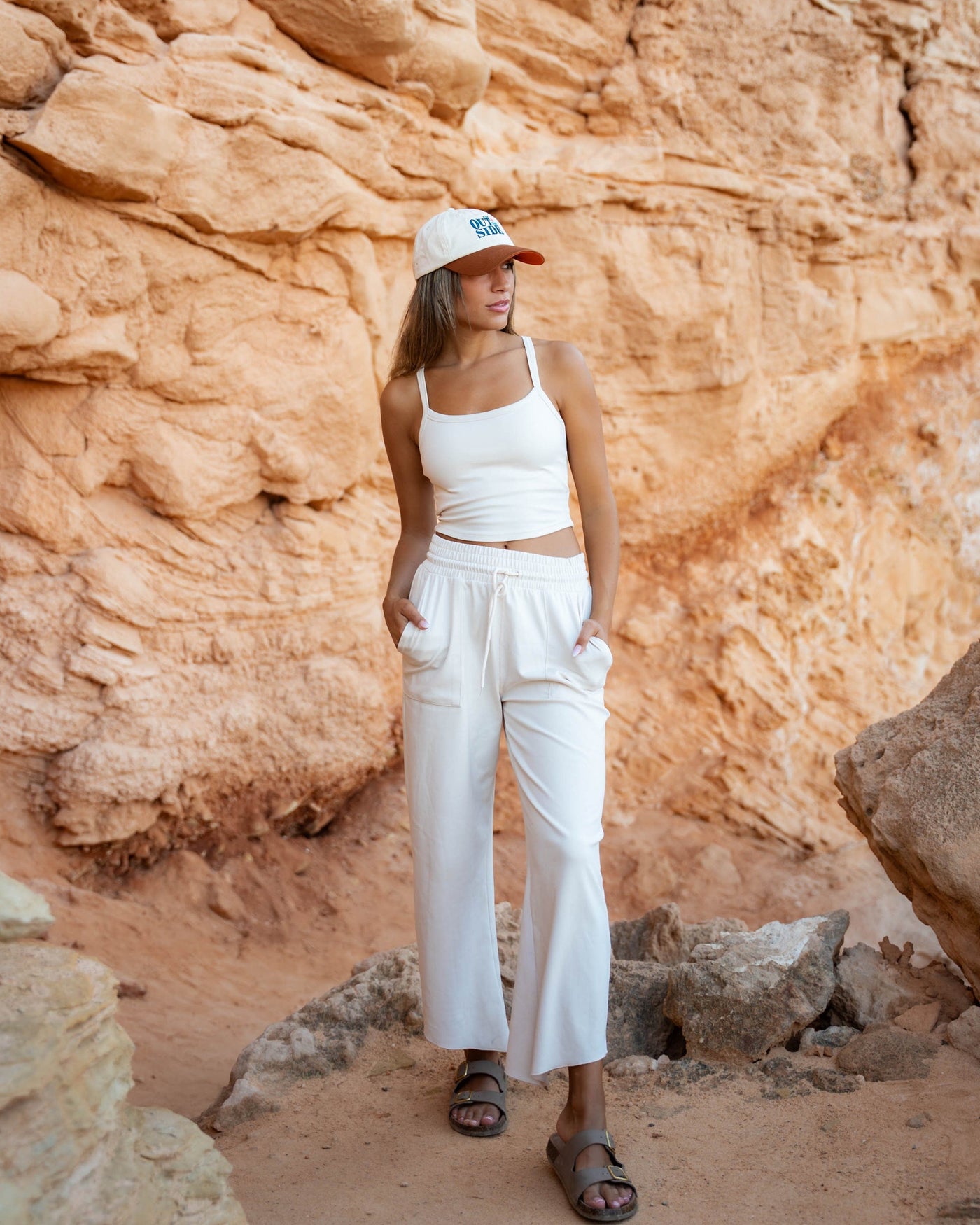 Alpine Sand Cloud Longline Bra