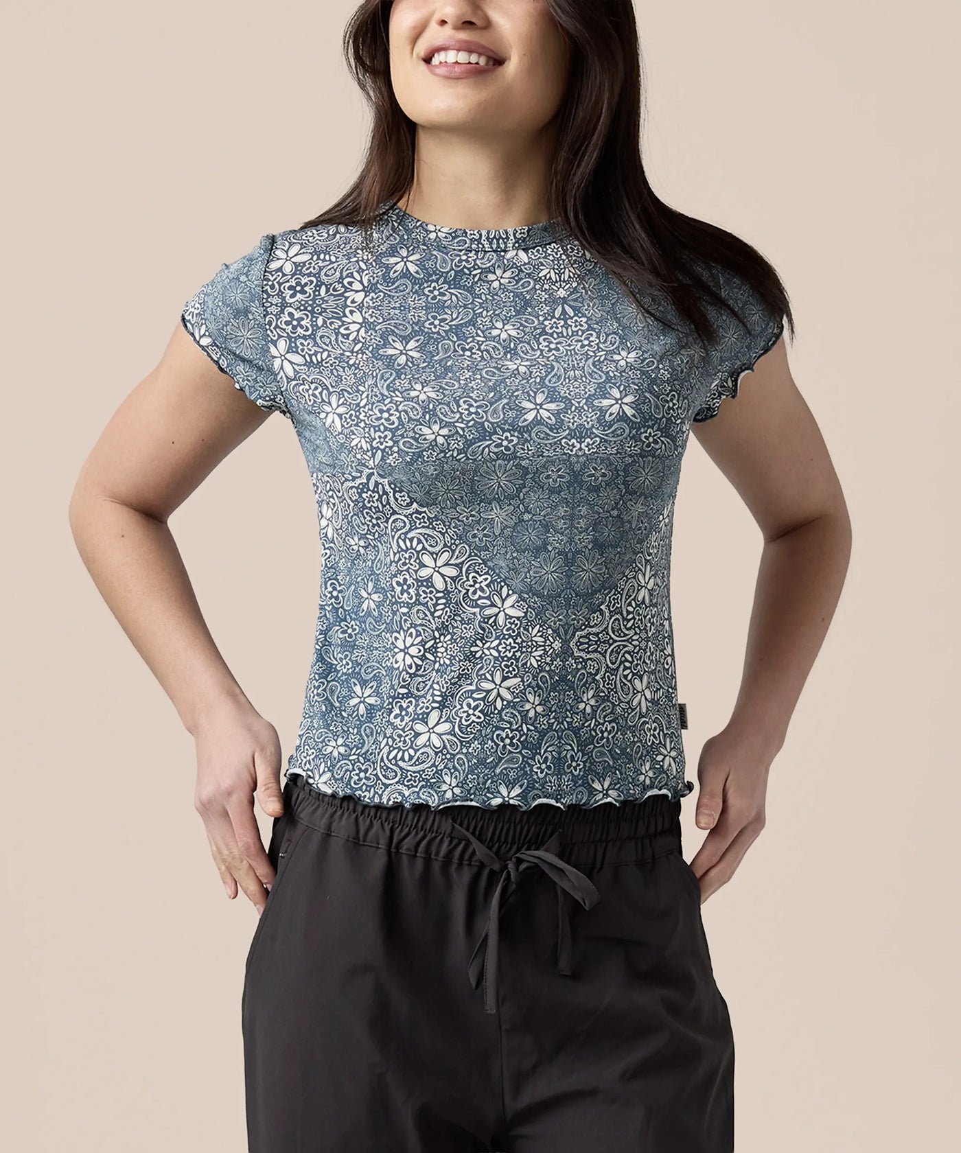 Summit Floral Modal Valley Tee