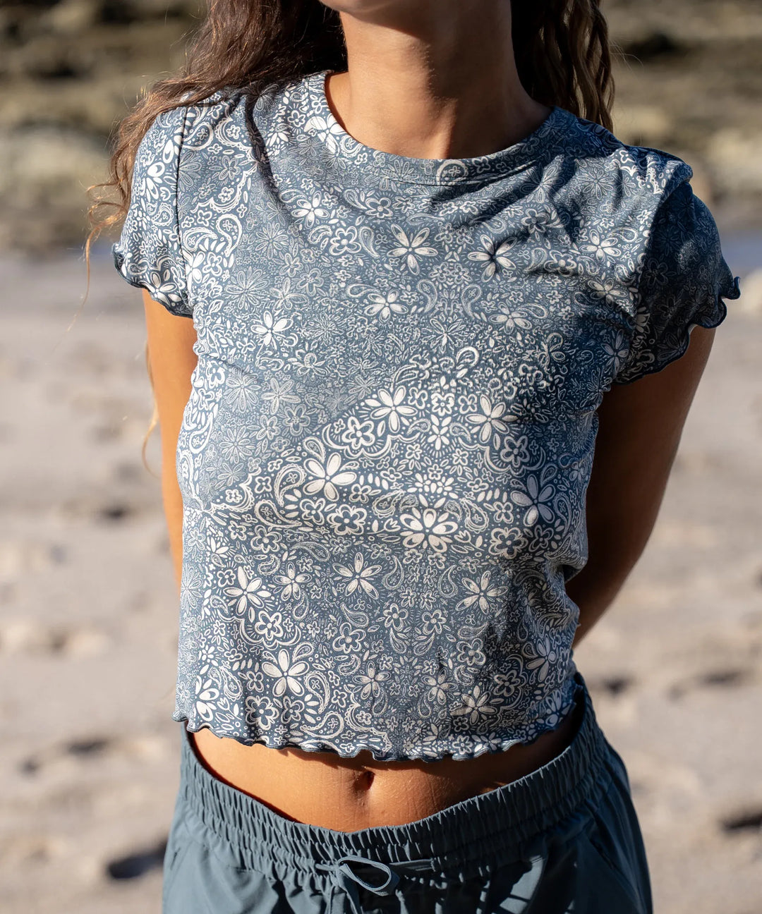Summit Floral Modal Valley Tee