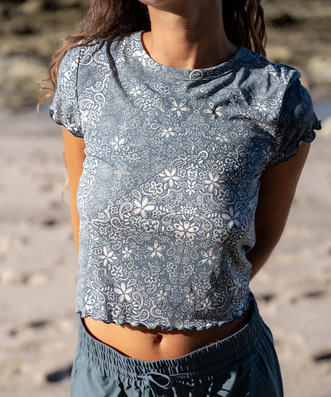 Summit Floral Modal Valley Tee