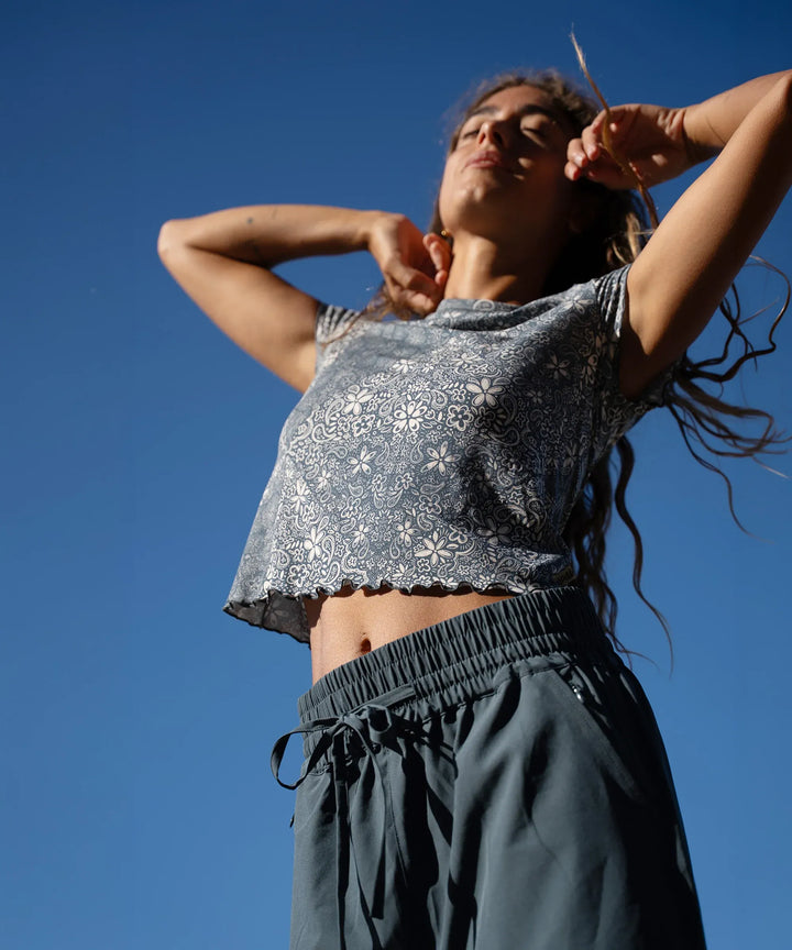 Summit Floral Modal Valley Tee