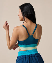 Coastal Juniper Colorblock Bra