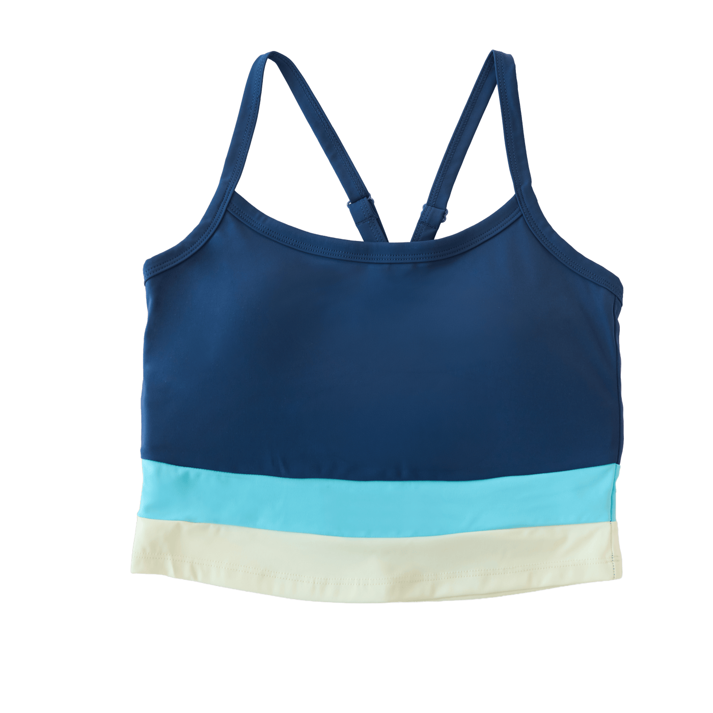 Coastal Juniper Colorblock Bra