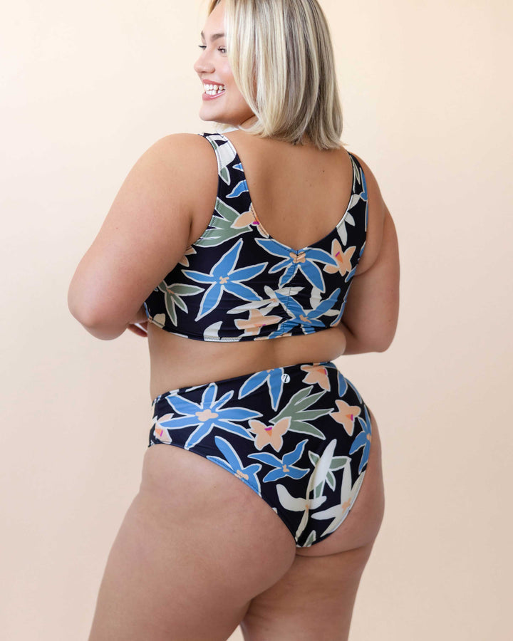 Raven Reversible High Leg Bottom