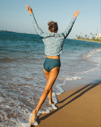Sumner Flat Rib Reversible High Rise Bottom