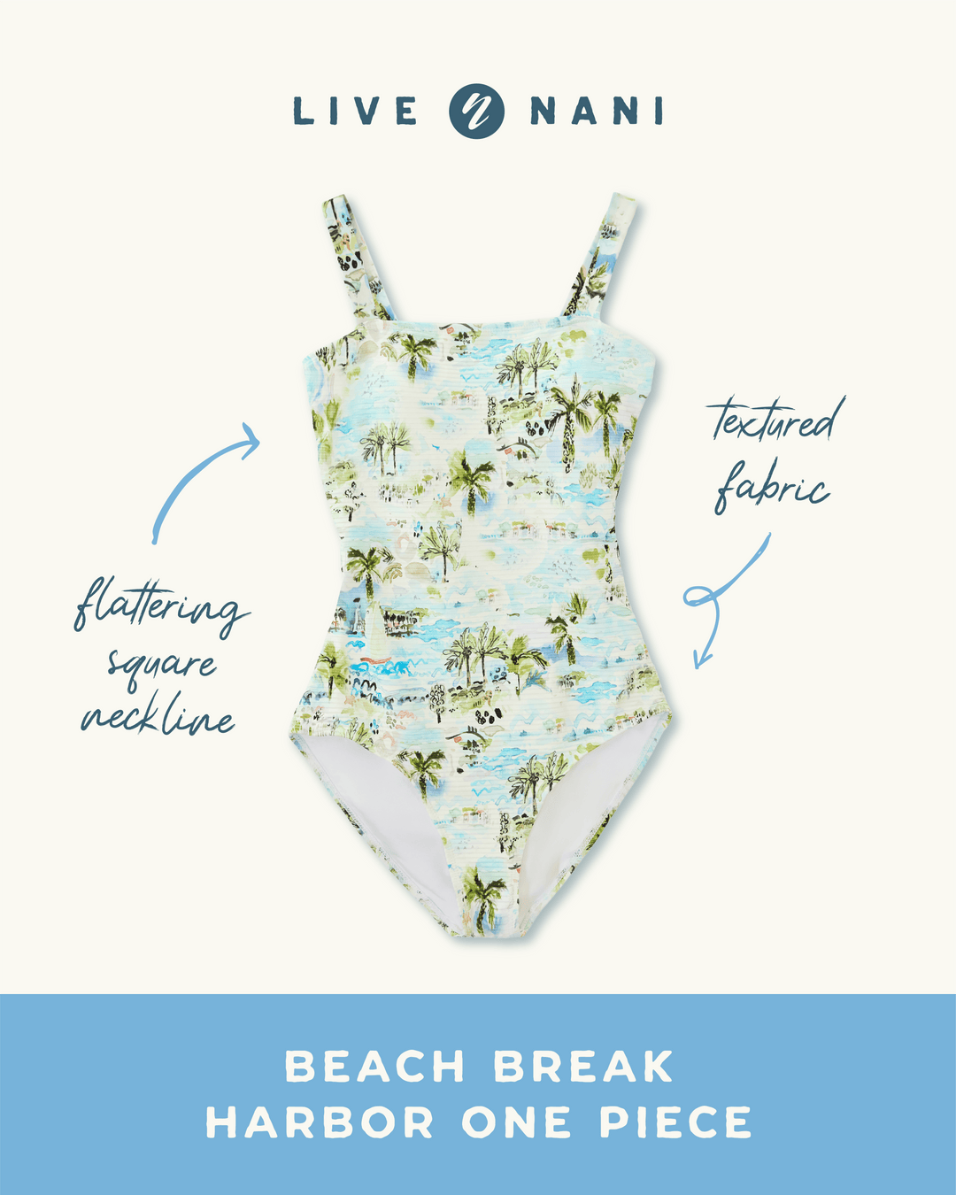 Beach Break Flat Rib Harbor One Piece