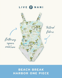 Beach Break Flat Rib Harbor One Piece