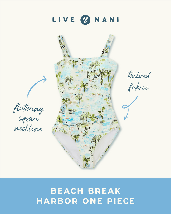 Beach Break Flat Rib Harbor One Piece