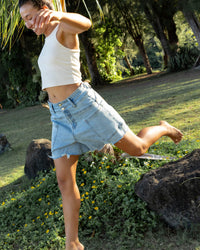 Beach Wash Denim Short