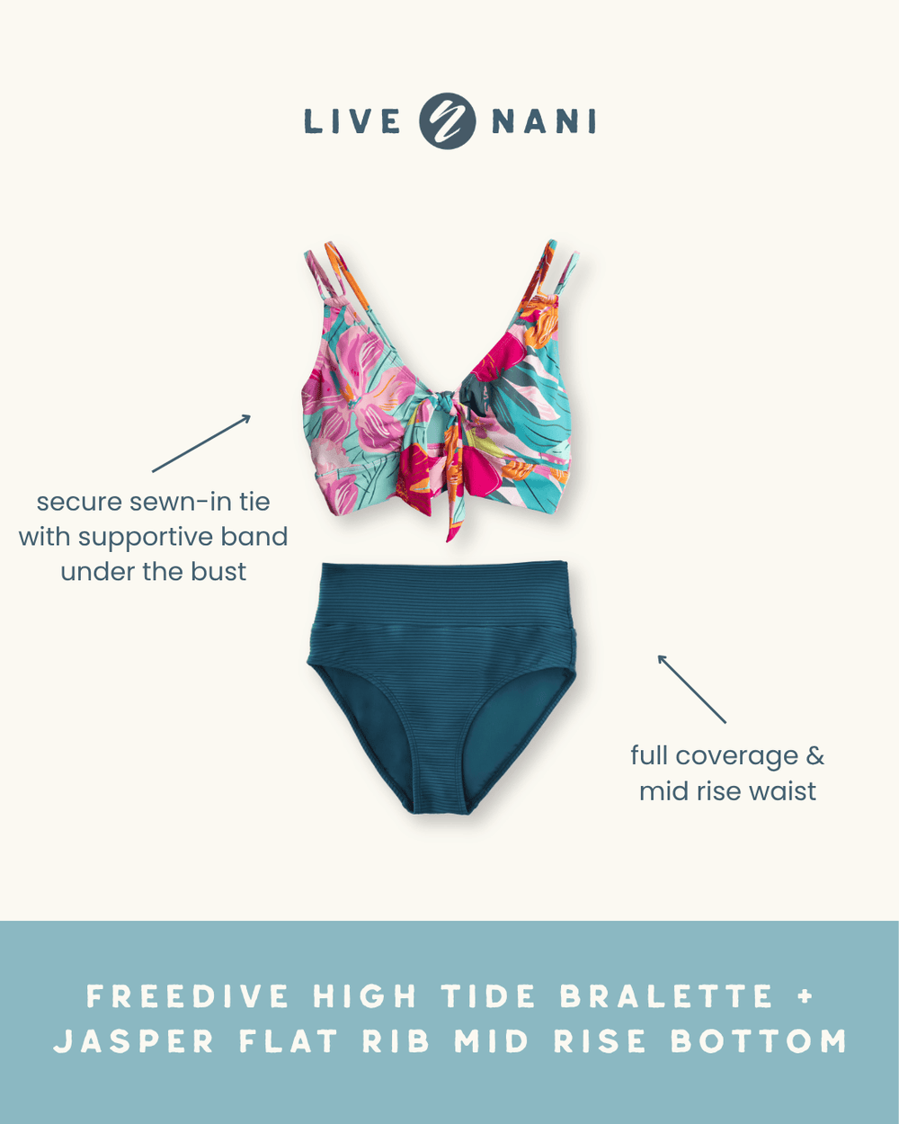 Jasper Flat Rib Mid Rise Bottom