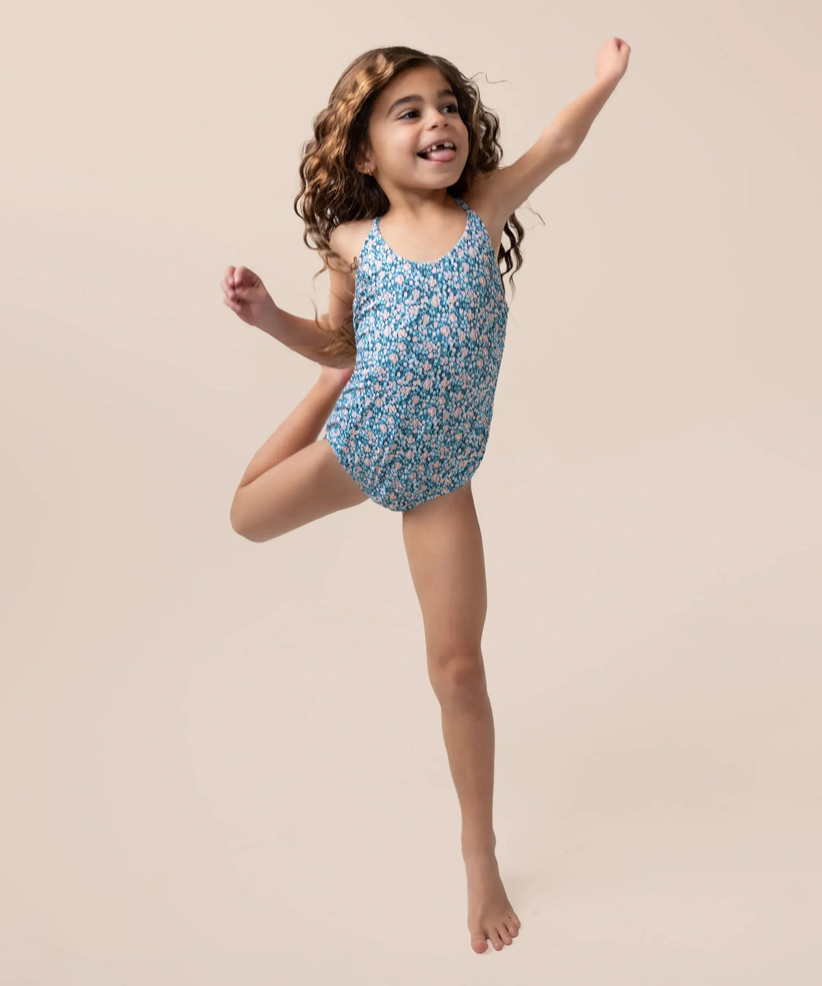 Girls Sumner Ruched One Piece