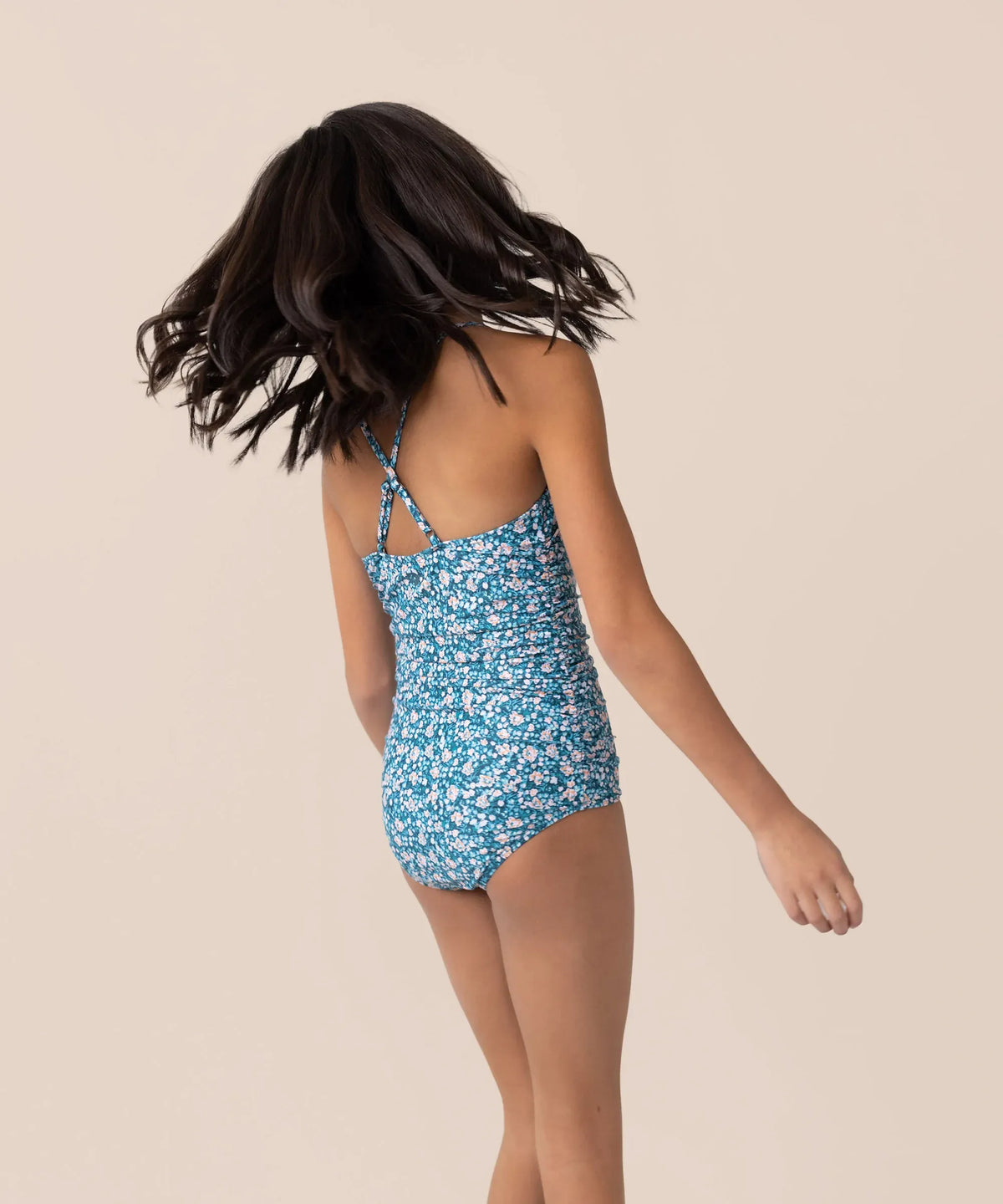 Girls Sumner Ruched One Piece