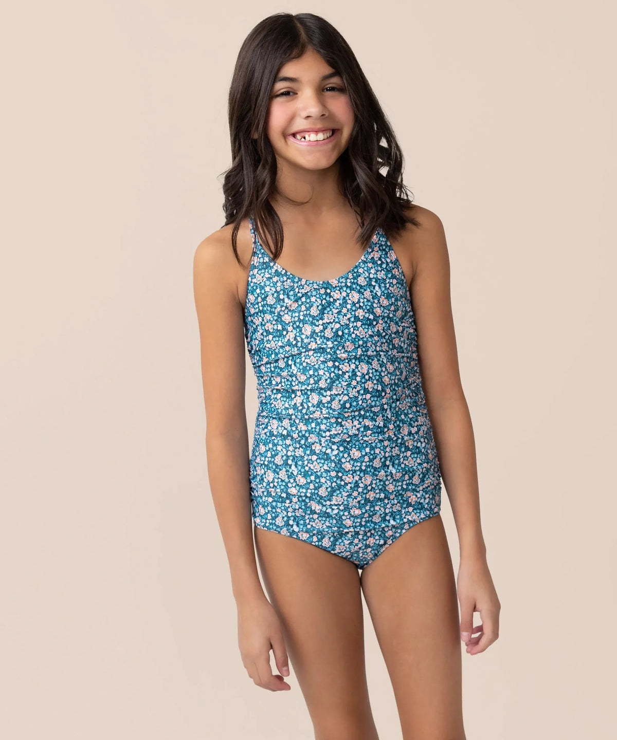 Girls Sumner Ruched One Piece
