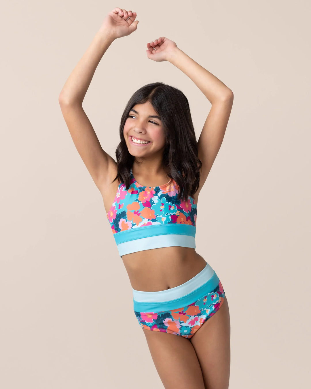 Girls Bellevue Cut Back Crop Set
