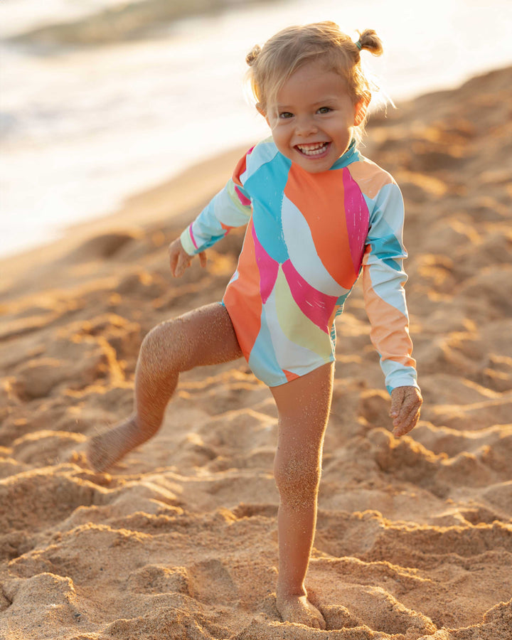 Crest Mini Long Sleeve One Piece