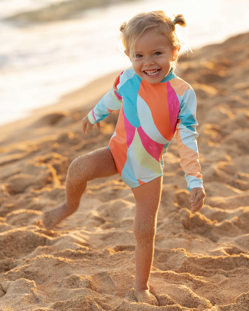 Crest Mini Long Sleeve One Piece