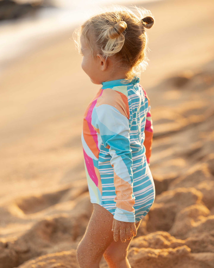 Crest Mini Long Sleeve One Piece