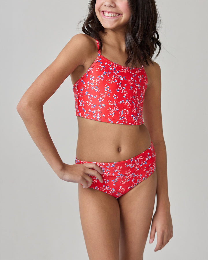 Girls Cardinal Bay Longline Bikini Set