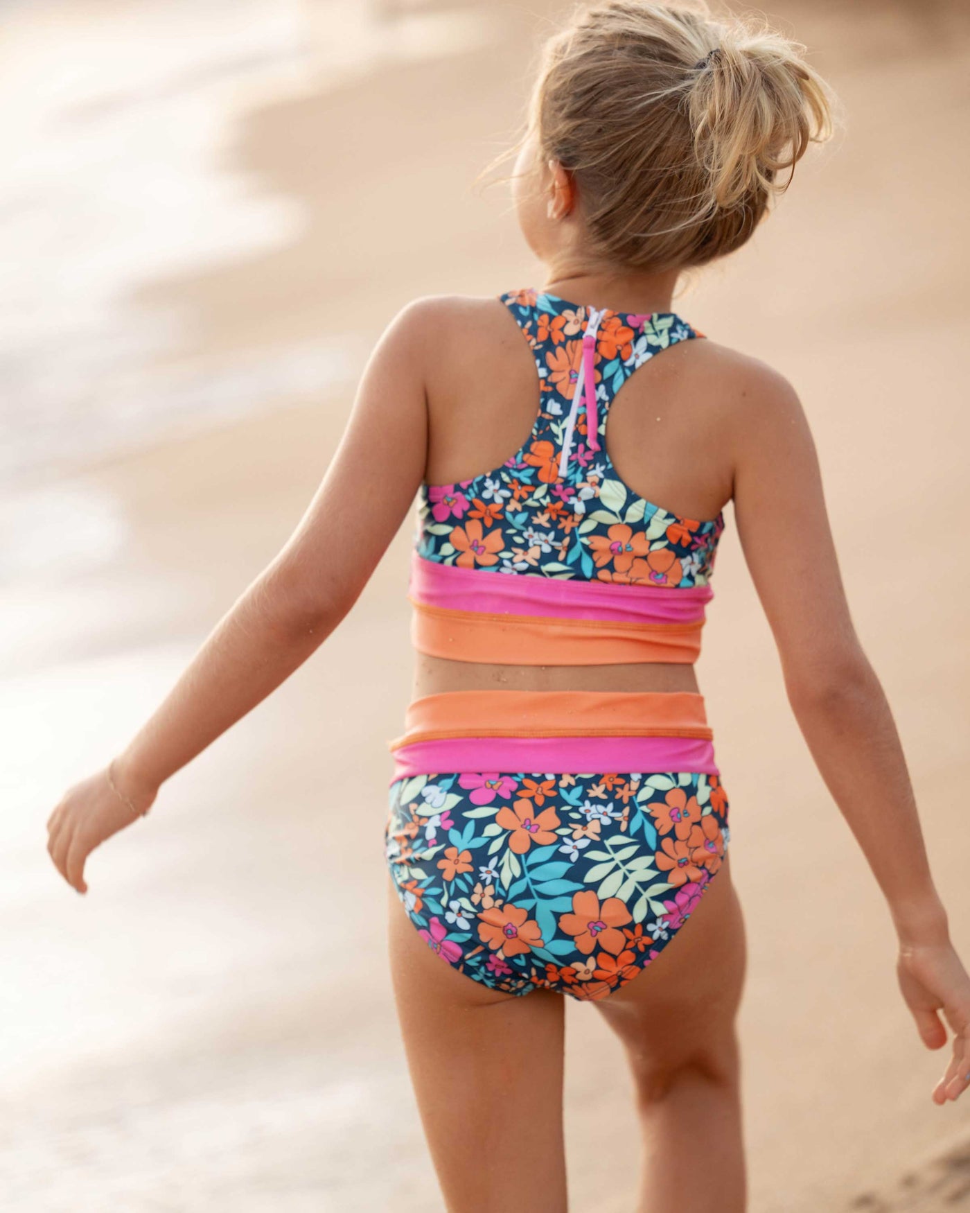 Girls Mai Cut Back Crop Set