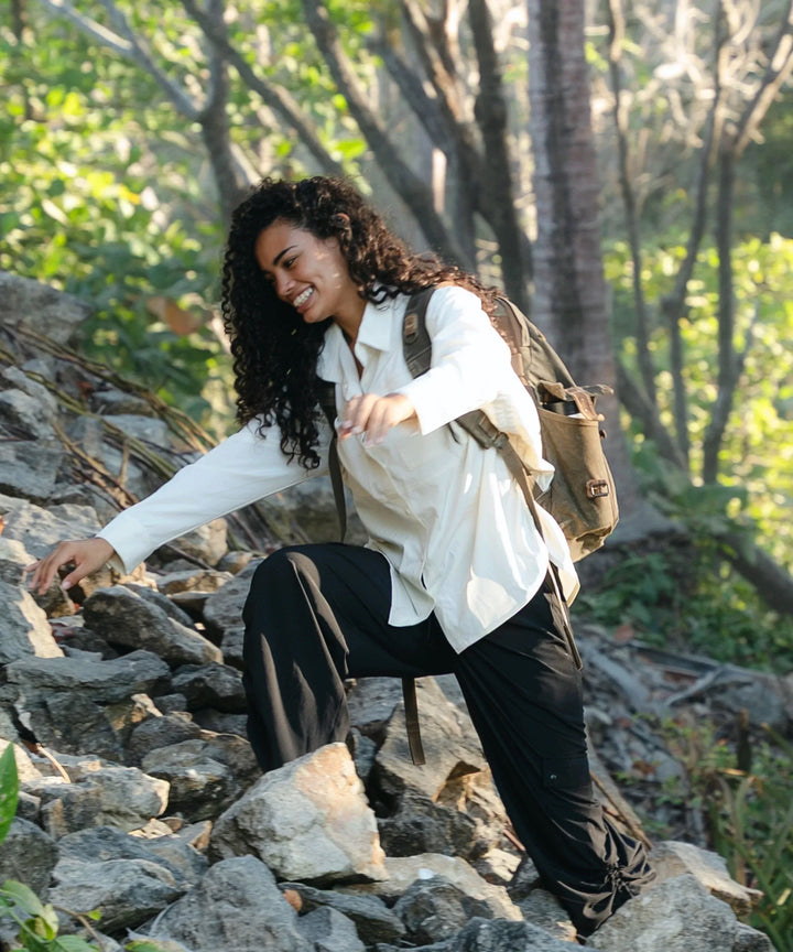 Black Trekker Pant
