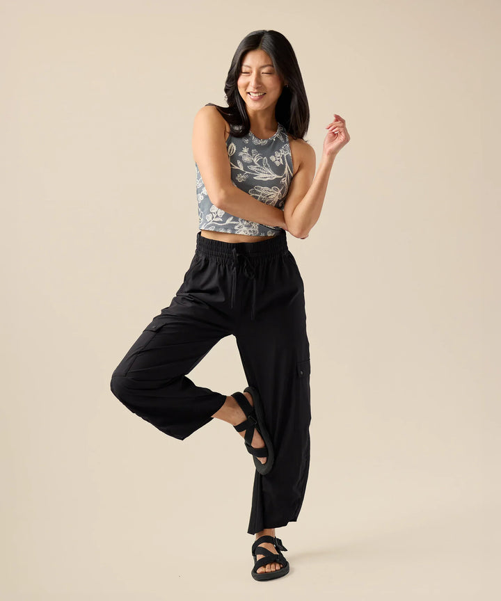 Black Trekker Pant