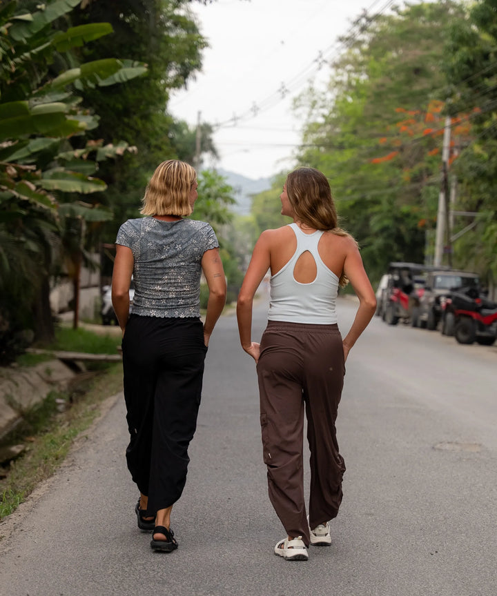 Black Trekker Pant
