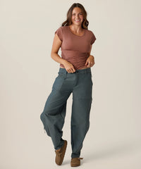 Clove Ruched Tee