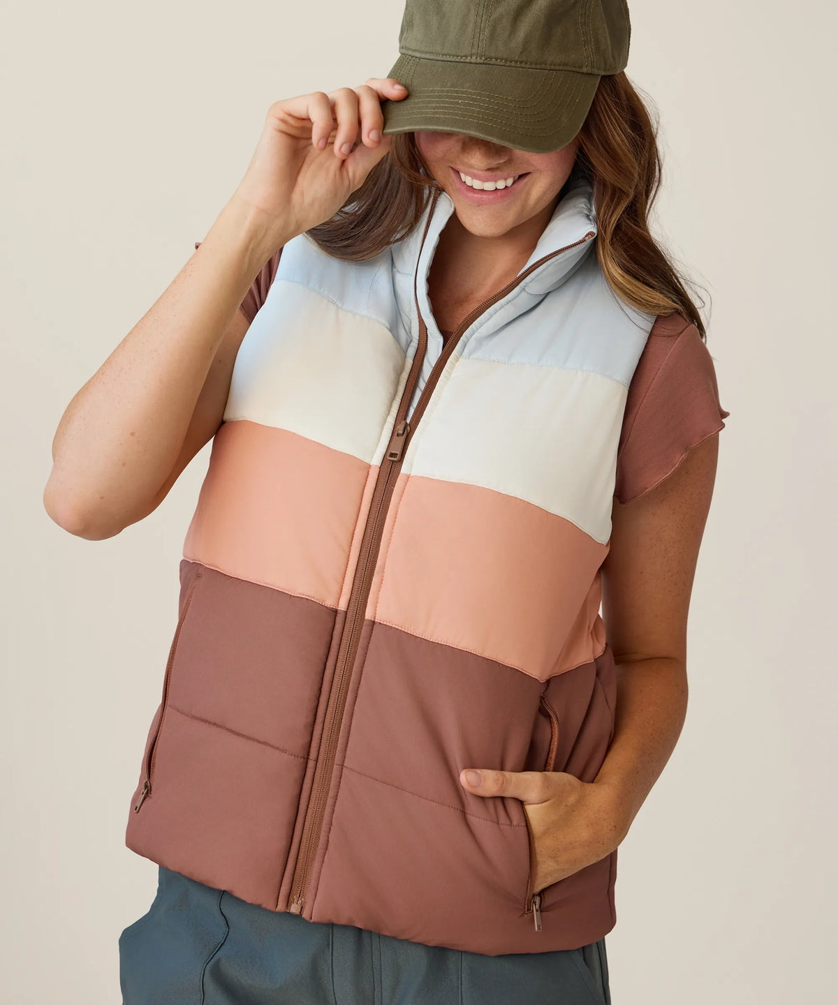 Afton Colorblock Vest