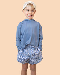 Kids Unisex Blue Lagoon Sun Hoodie