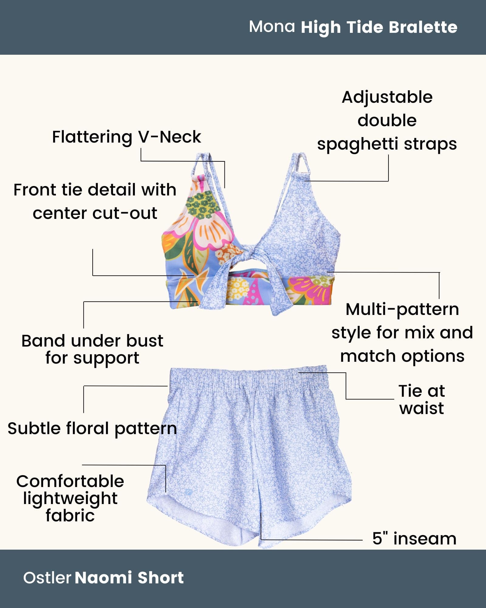 Ostler Naomi Short – Nani Swimwear