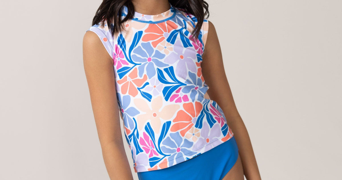 Girls South Beach Swim Tee Set – Nani Swimwear