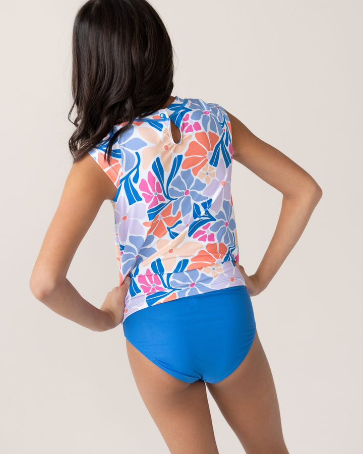 Girls South Beach Swim Tee Set