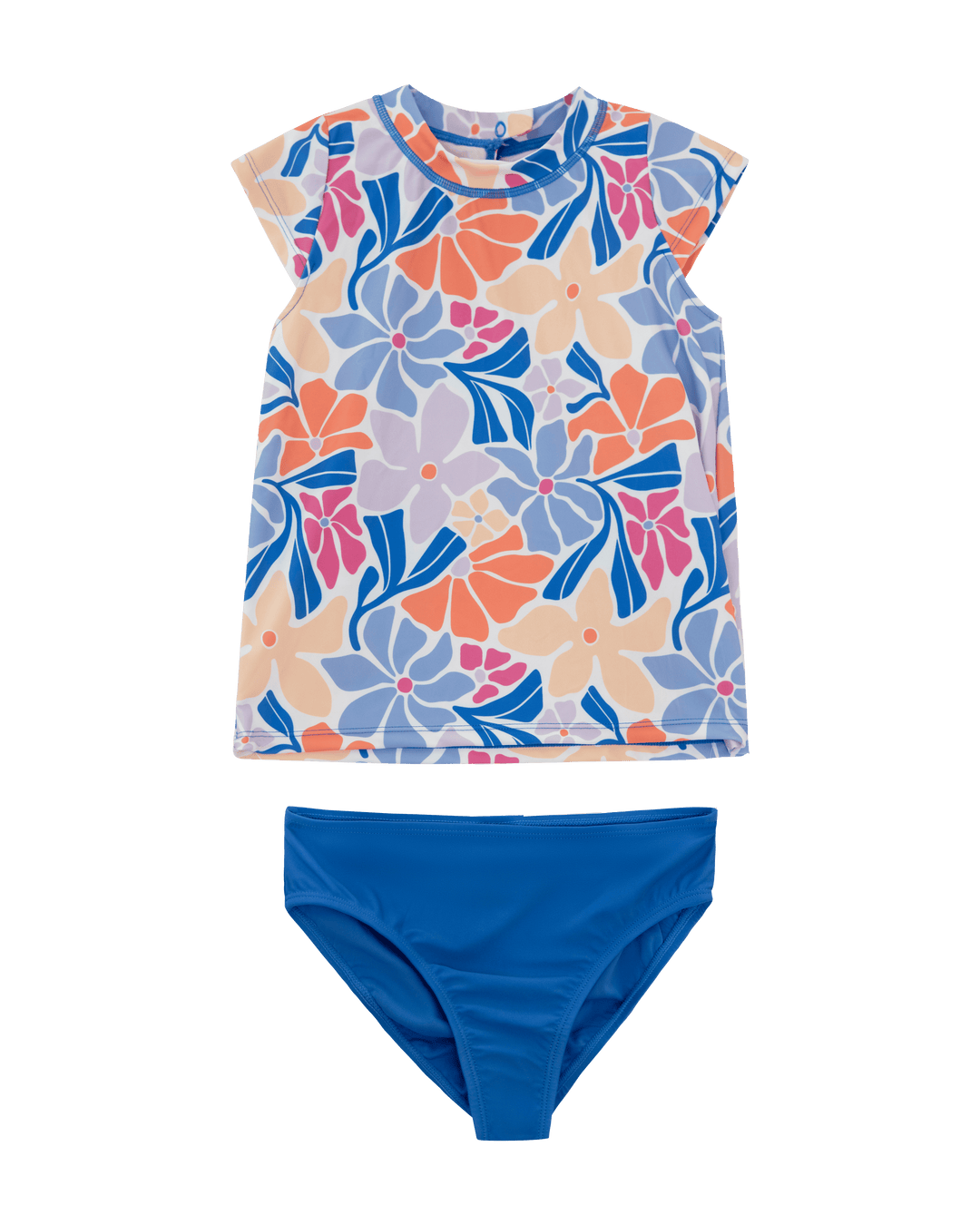 Girls South Beach Swim Tee Set