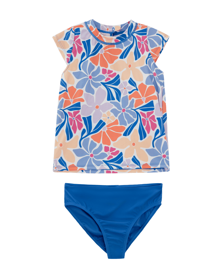 Girls South Beach Swim Tee Set