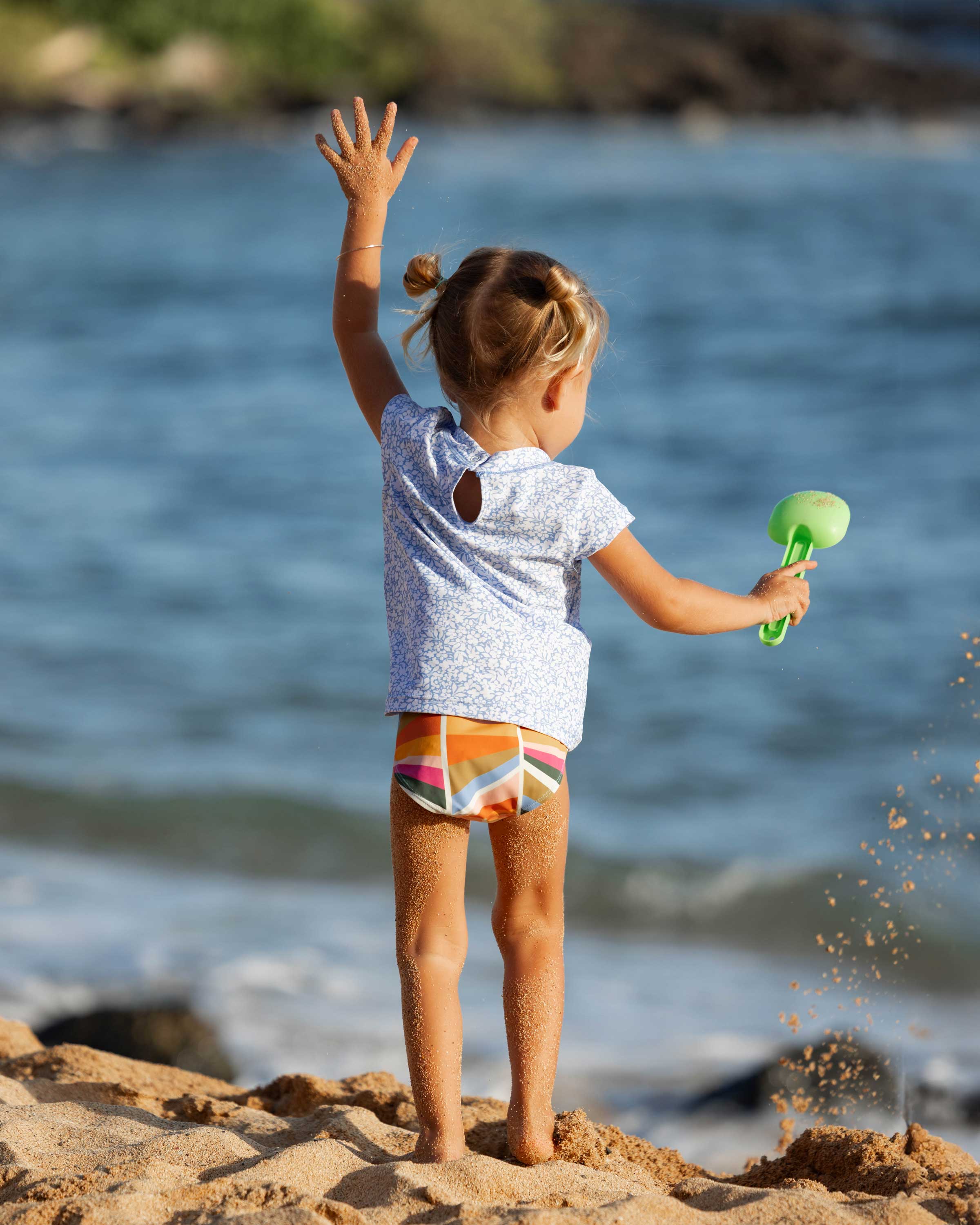 トップス pluti Beach shell SET Girls Mini Ostler Swim Tee Set – Nani Swimwear