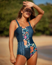 Mai Patchwork One Piece