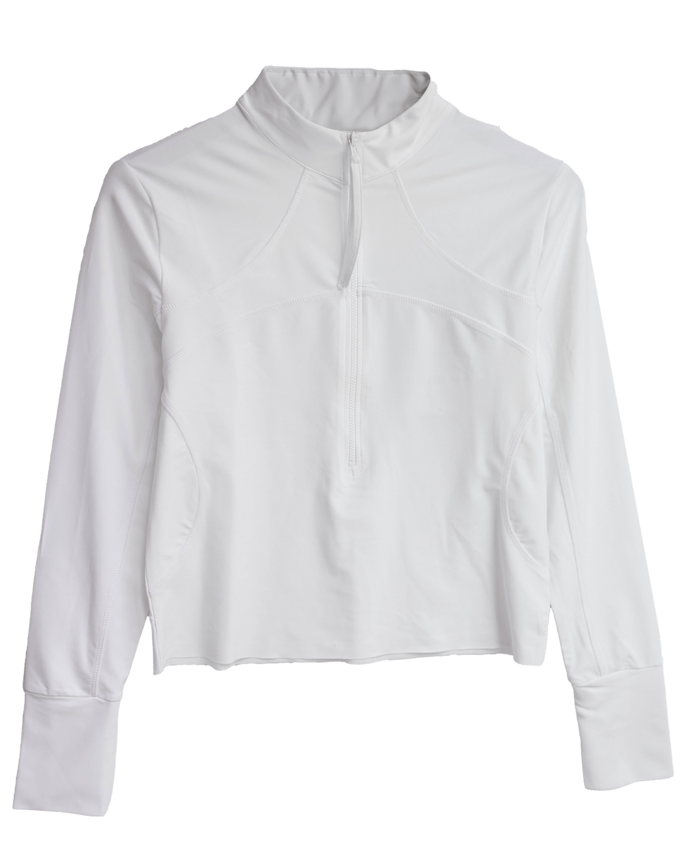 Vanilla Cropped Half Zip Rashguard – Nani Swimwear
