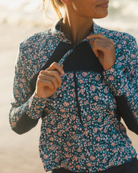Sumner Cropped Half Zip Rashguard