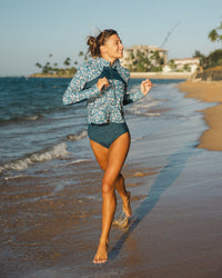 Sumner Cropped Half Zip Rashguard