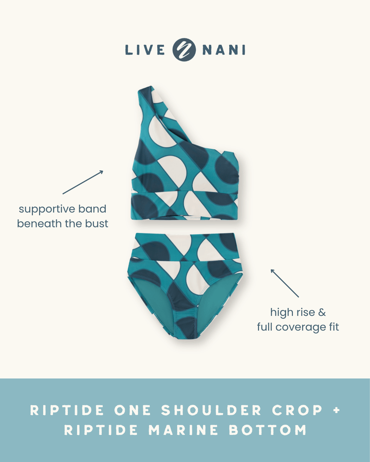 Riptide One Shoulder Crop