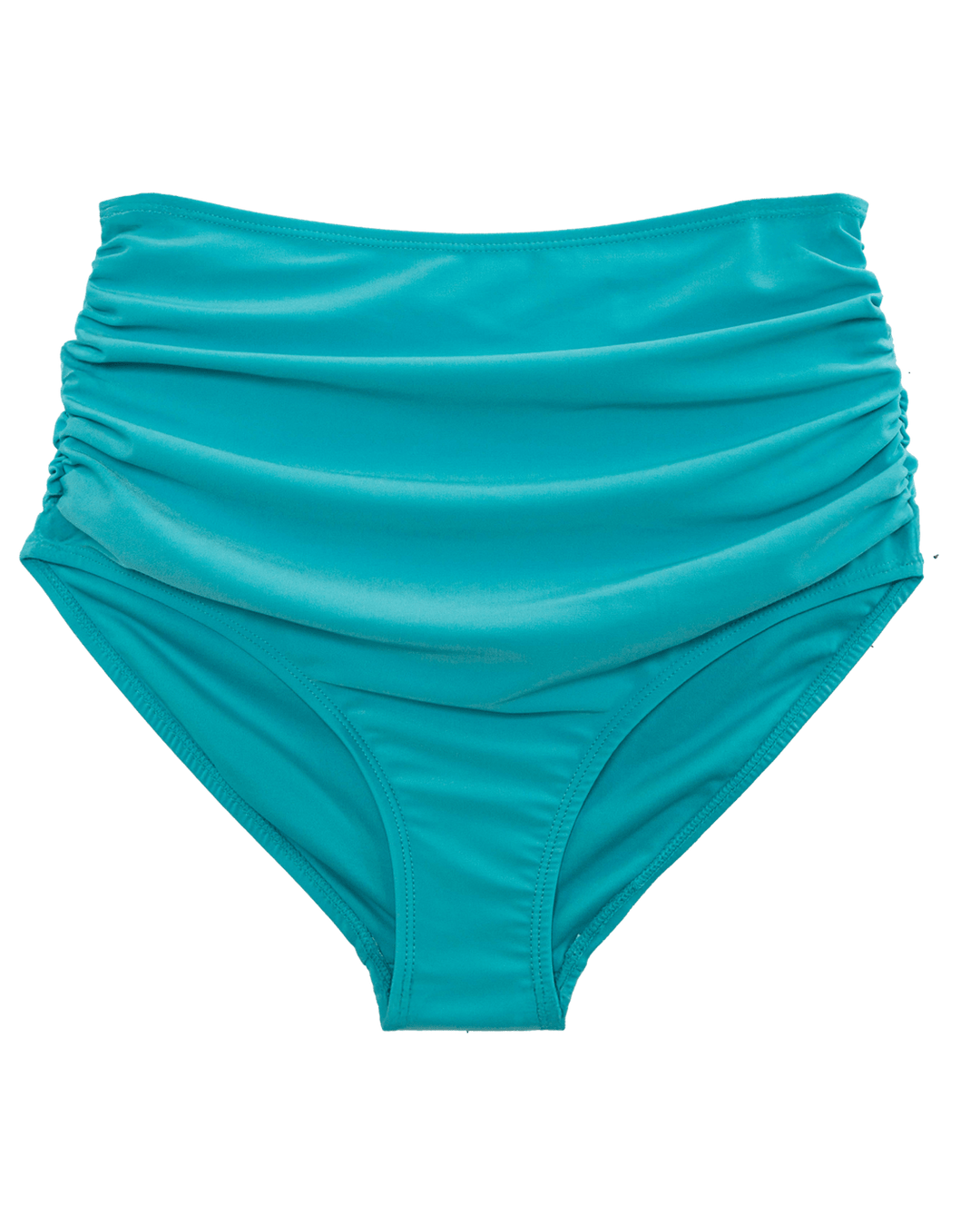Aqua Ruched High Rise Bottom