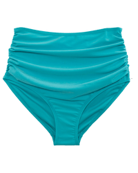 Aqua Ruched High Rise Bottom