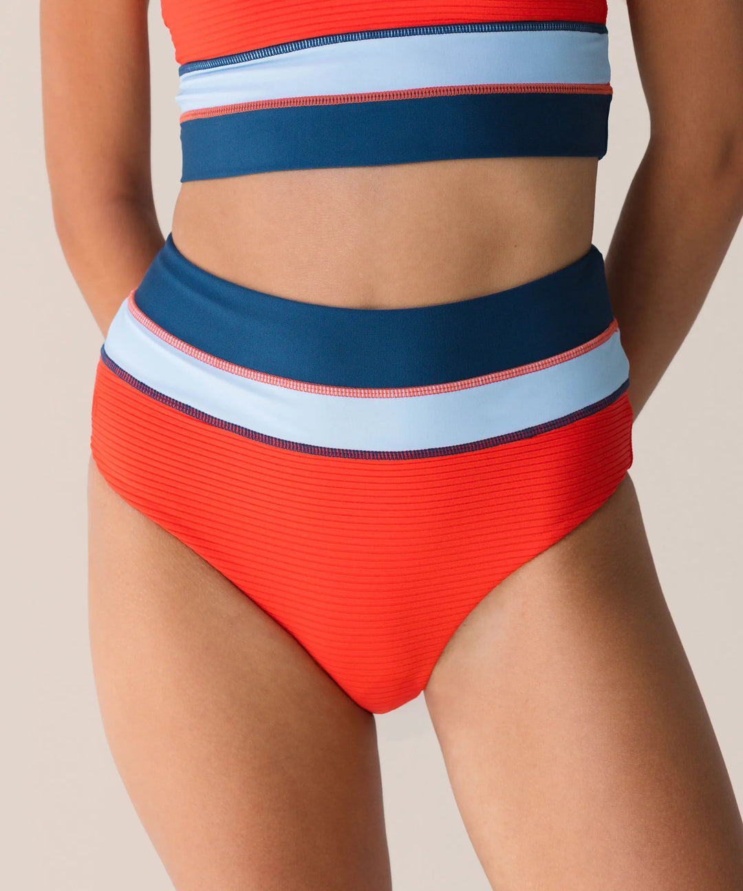Liberty Flat Rib Colorblock Bottom