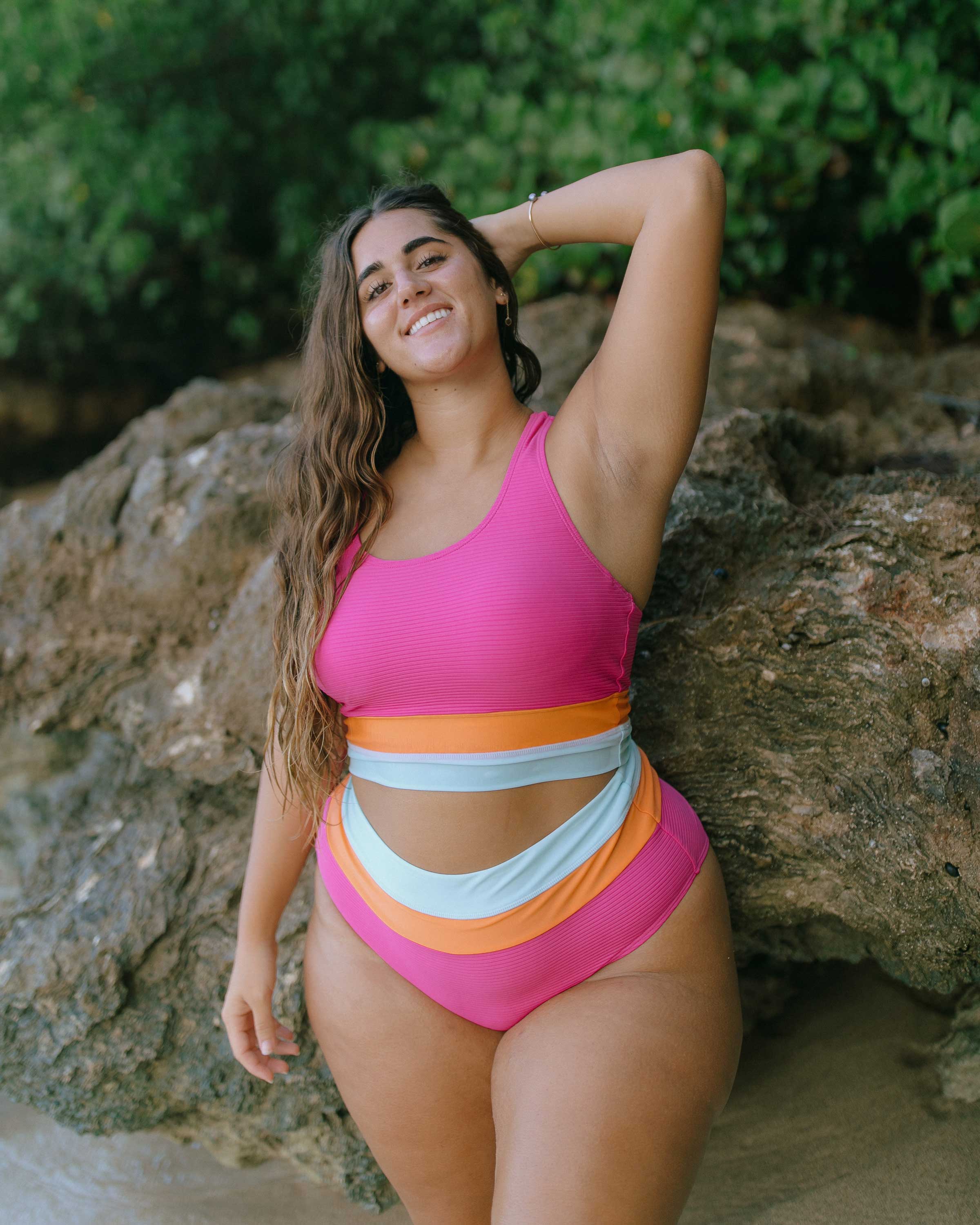 Harper Cut Back Crop – Nani Swimwear