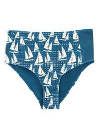 Nautical Zip Pocket Bottom