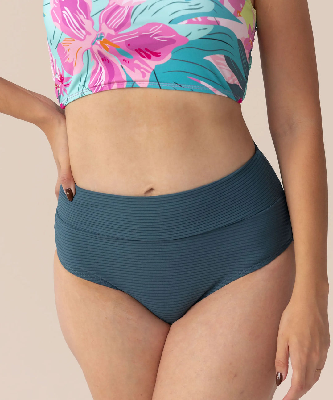 Jasper Flat Rib Mid Rise Bottom